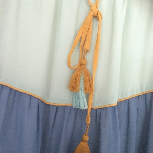 Women's Loft tri color flowy maxi skirt - Picture 3 of 5